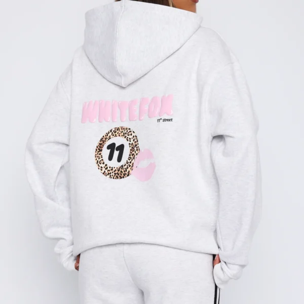 11th Street She's So Lucky Oversized Hoodie Leopard Splice