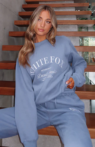 Essential Oversized Sweater Ocean