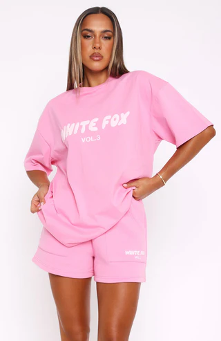 Oversized Tee Bubblegum
