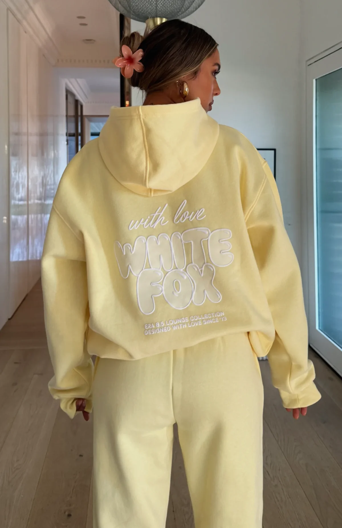 The Love Always Oversized Hoodie Lemon