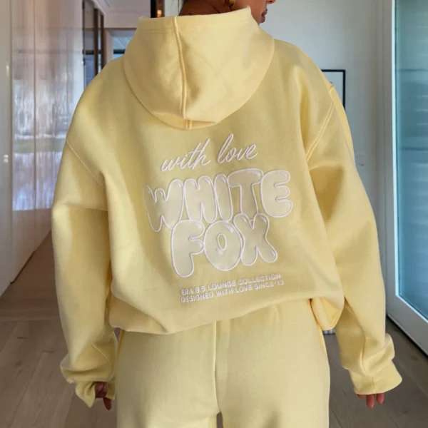 The Love Always Oversized Hoodie Lemon